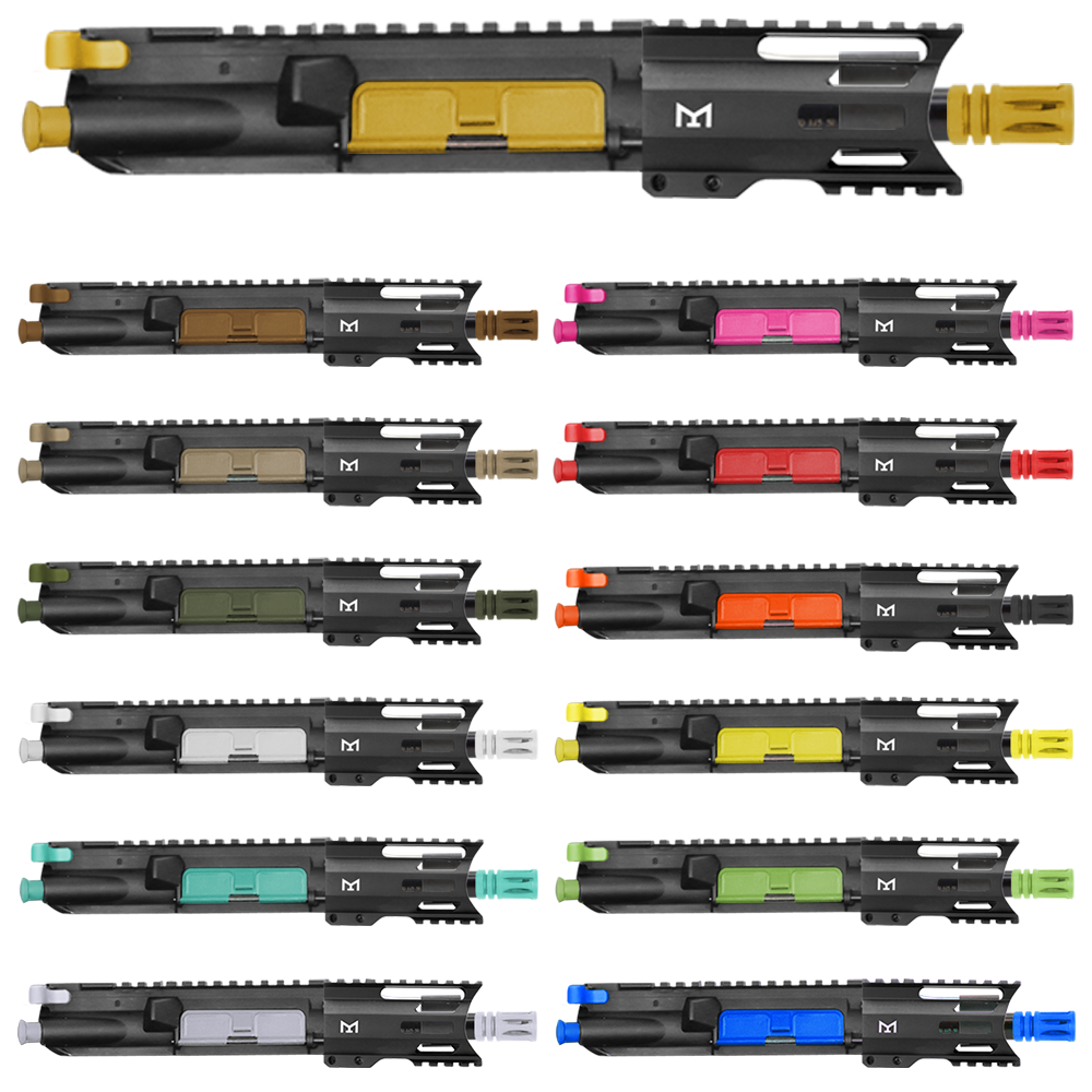 AR-15 5.56 NATO 5'' PISTOL- FORGED UPPER WITH 4'' HANDGUARD AND COLOR OPTION BUNDLE - UPPER ASSEMBLY